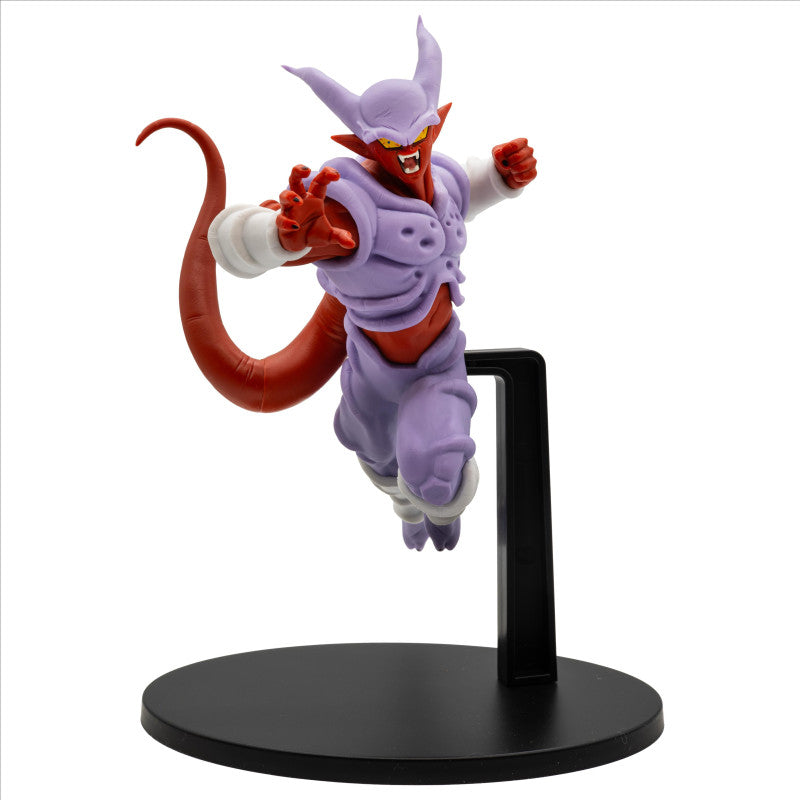 Janemba Dragon Ball Z Figura Banpresto pose de ataque con soporte negro